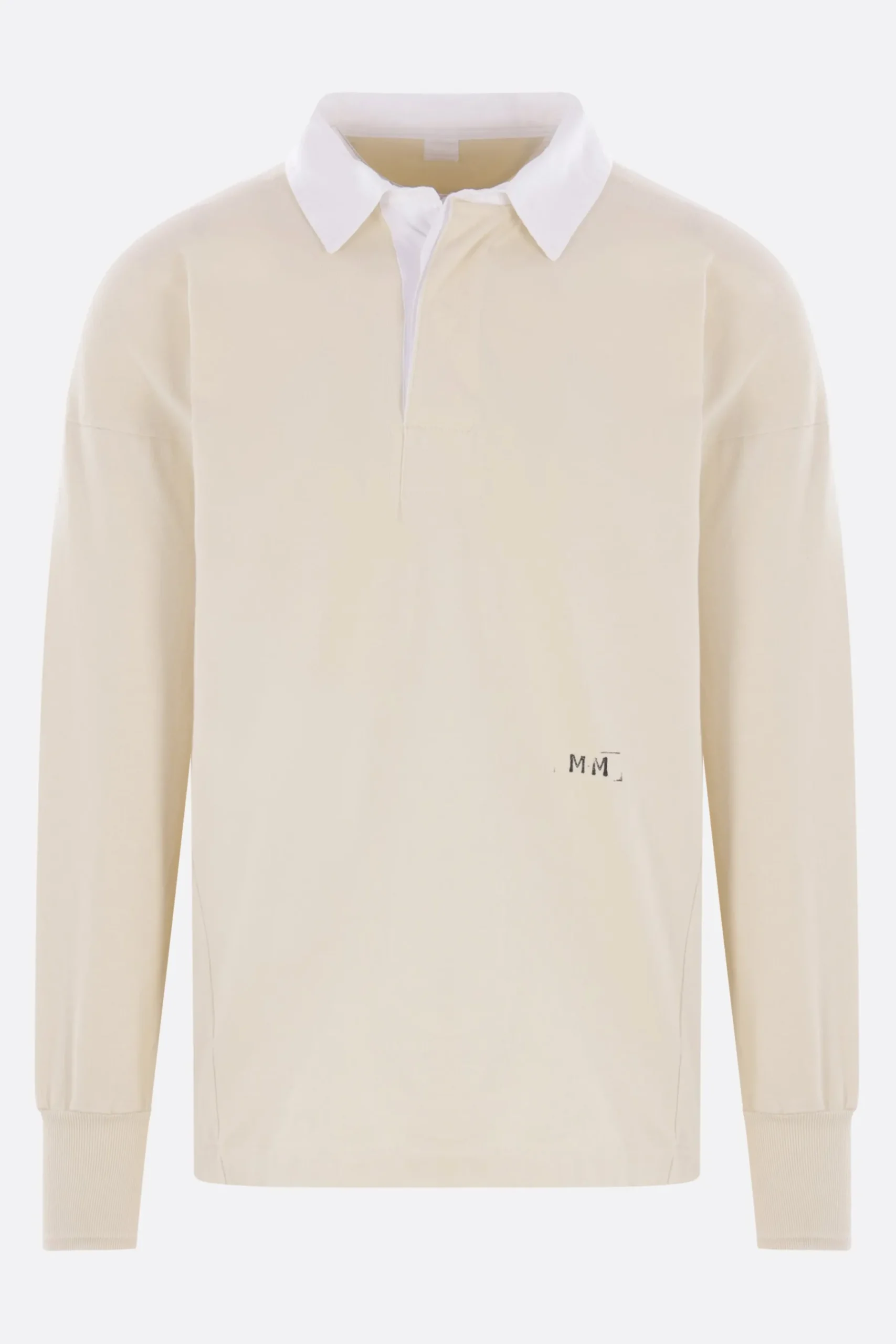 MAISON MARGIELA cotton long-sleeve polo shirt