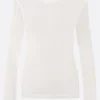 Women YOHJI YAMAMOTO cotton long-sleeved t-shirt