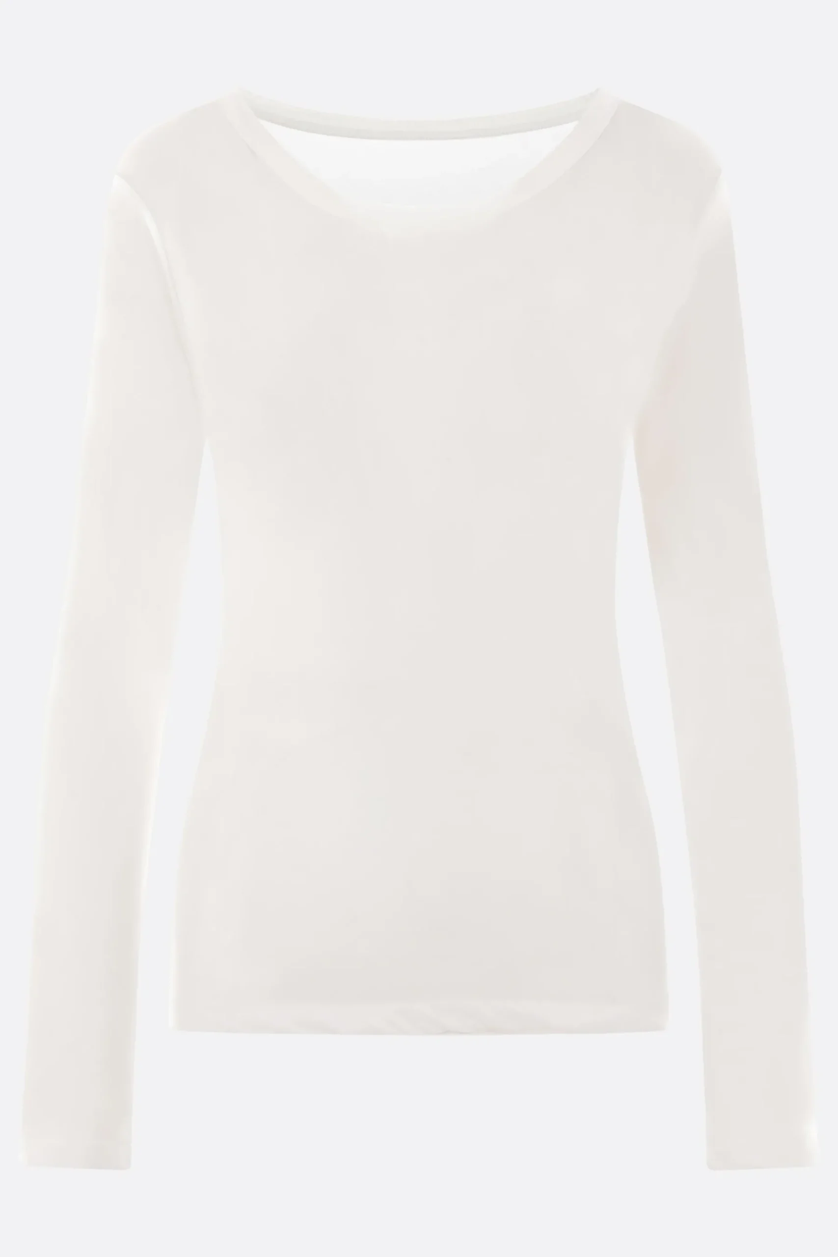 Women YOHJI YAMAMOTO cotton long-sleeved t-shirt