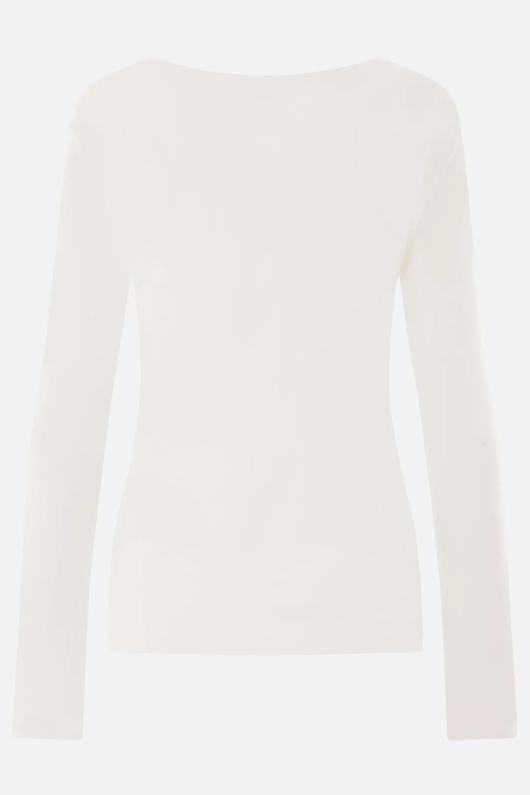Women YOHJI YAMAMOTO cotton long-sleeved t-shirt