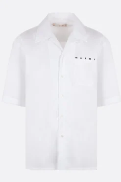 MARNI cotton poplin bowling shirt