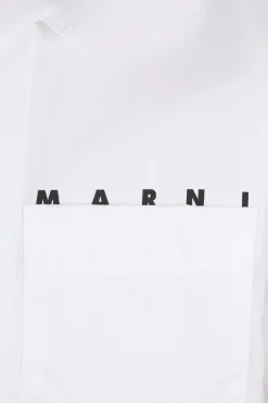 MARNI cotton poplin bowling shirt