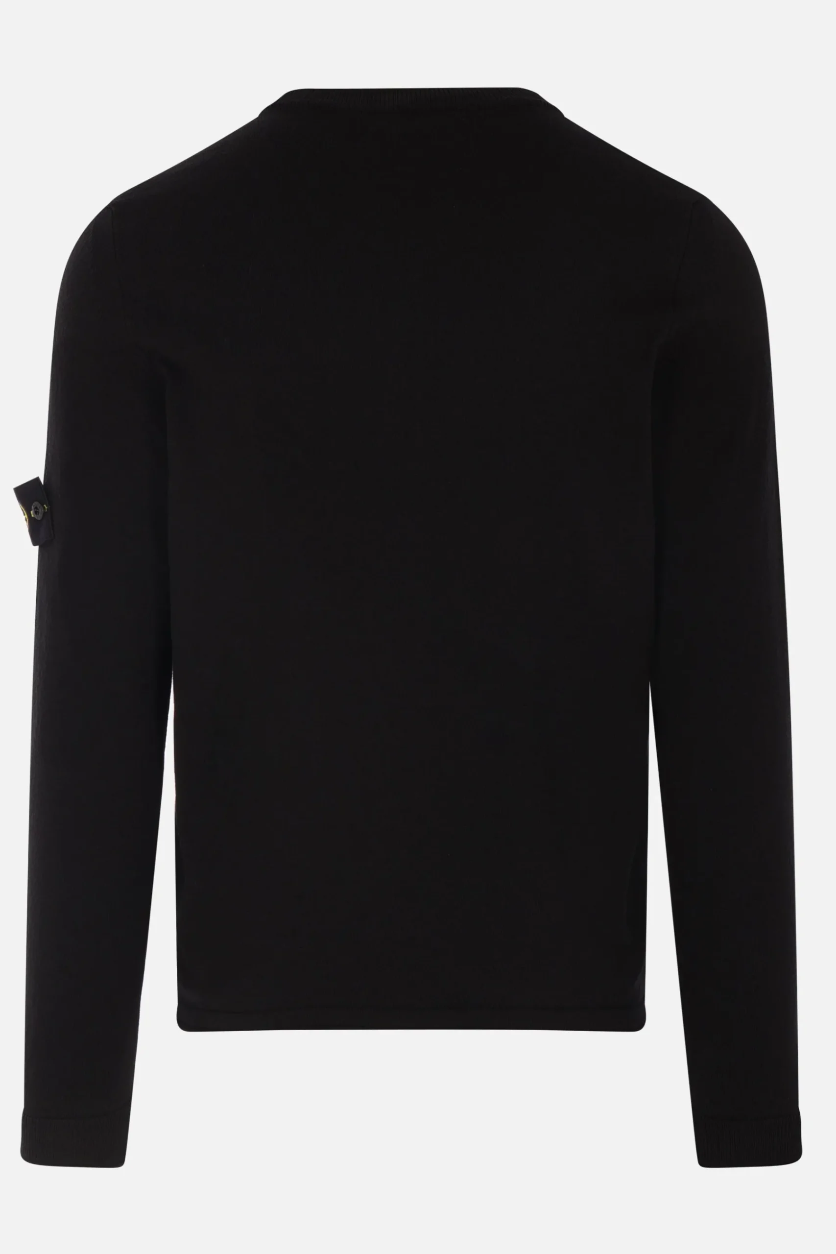 STONE ISLAND cotton sweater with logo badge