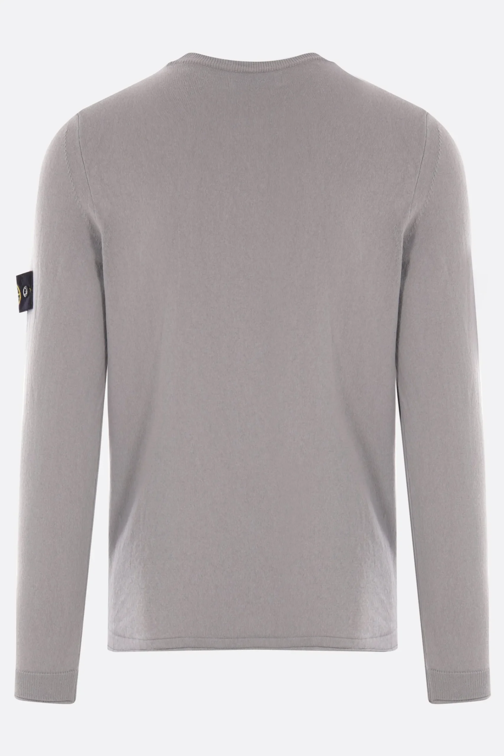 STONE ISLAND cotton sweater with logo badge