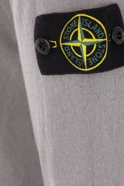 STONE ISLAND cotton sweater with logo badge