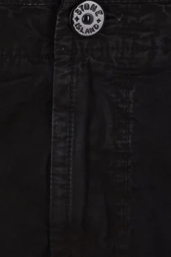 STONE ISLAND cotton trousers with logo patch