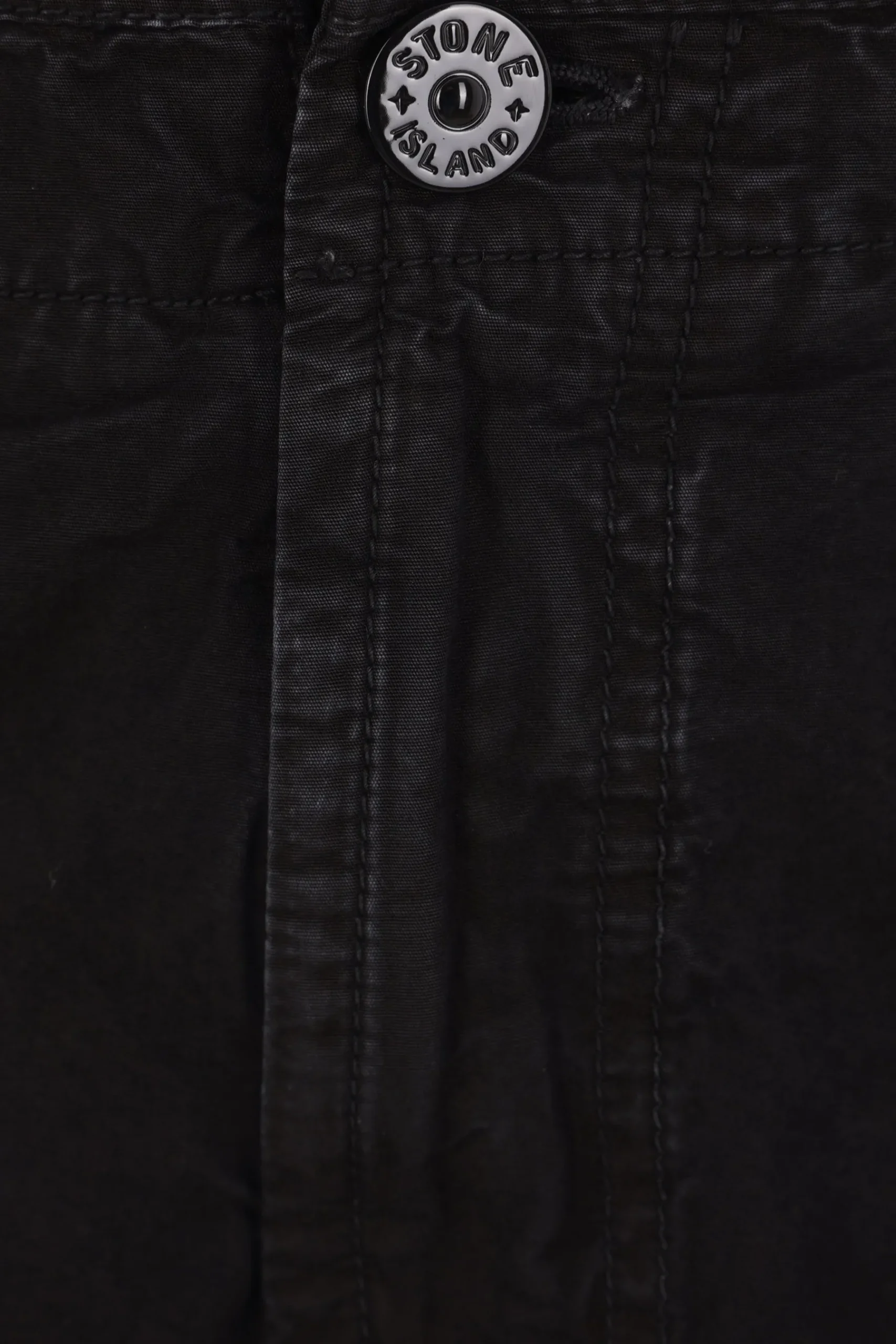 STONE ISLAND cotton trousers with logo patch