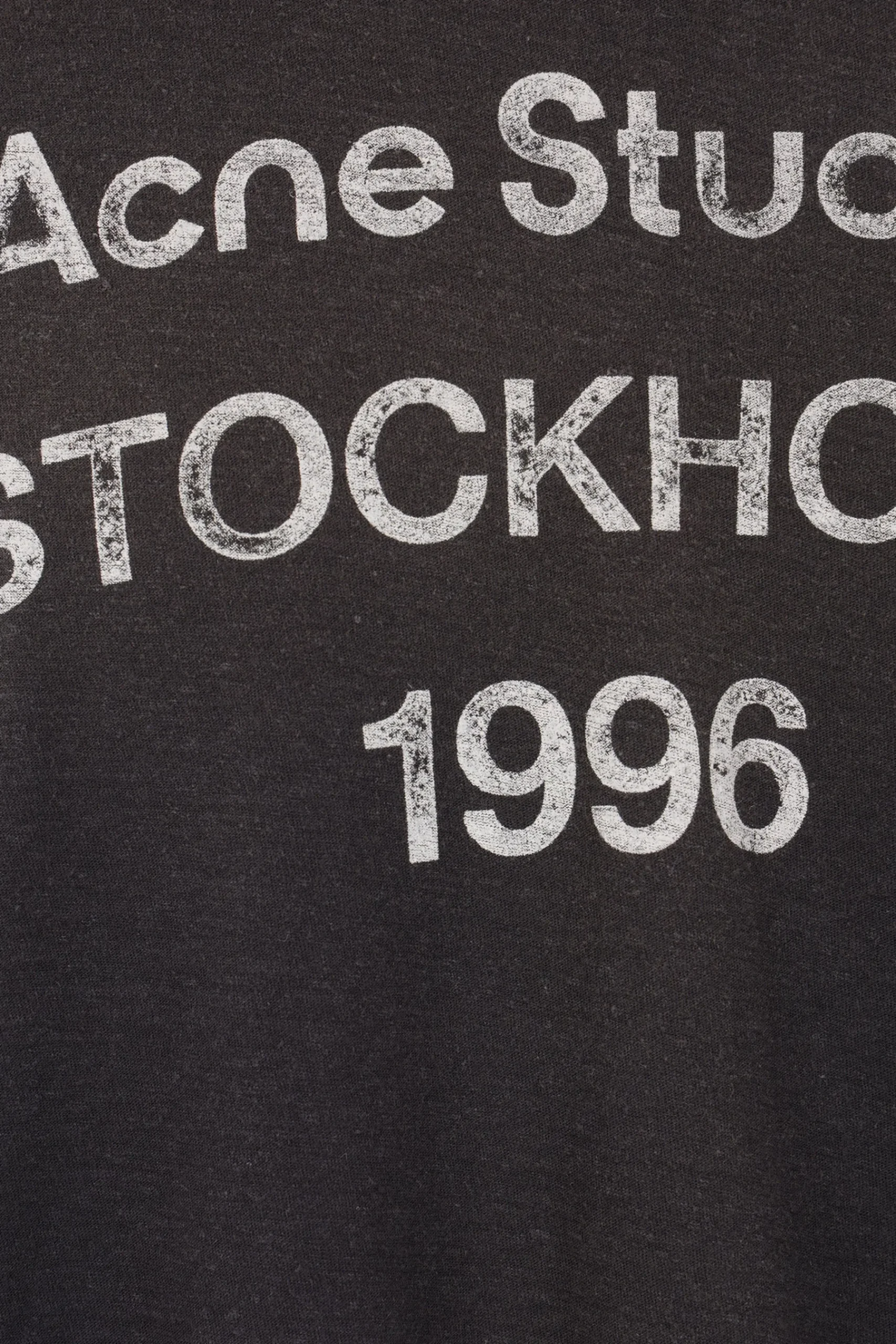 ACNE STUDIOS cotton t-shirt with 1996 print