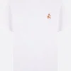 MAISON KITSUNÉ cotton t-shirt with Speedy Fox logo patch