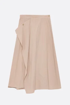 Women Y'S cotton wrap skirt