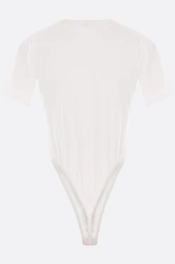 Women VAQUERA Country Club print cotton jersey bodysuit
