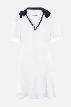 Women JIL SANDER crinkled georgette short dress