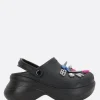 Women BALENCIAGA Crocs™ Jibbitz™ mules in rubber with charms