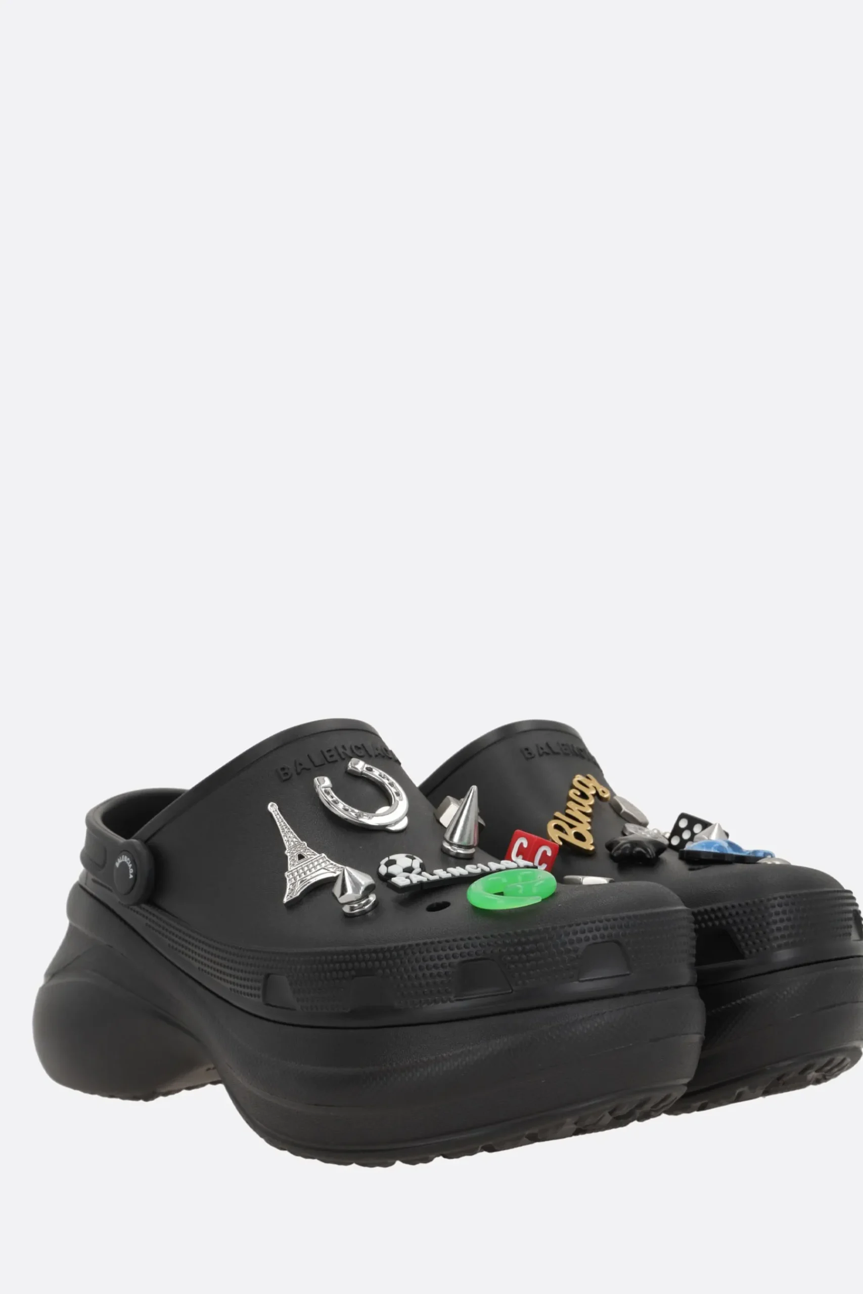 BALENCIAGA Crocs™ Jibbitz™ mules in rubber with charms