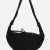 Women LEMAIRE Croissant Filt shoulder bag in mesh