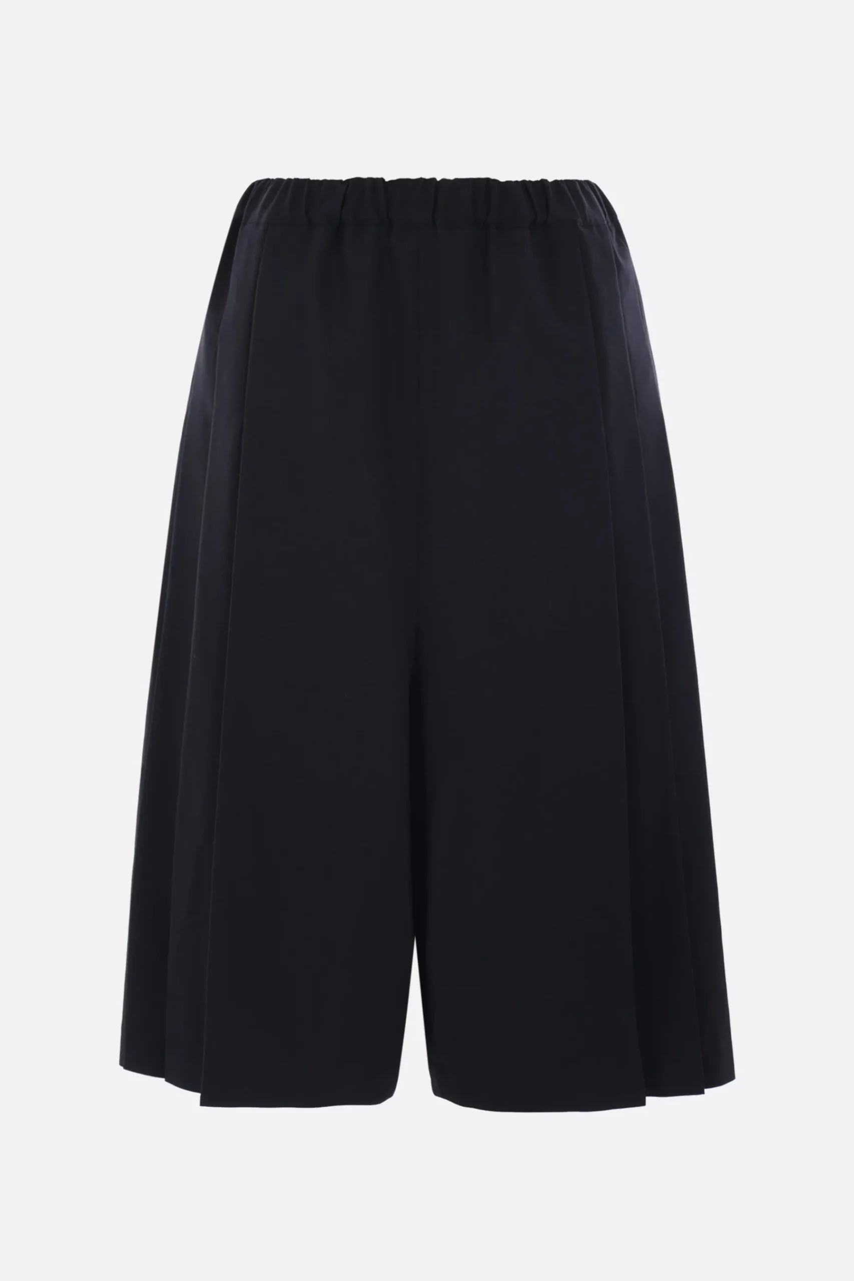 Women COMME DES GARÇONS COMME des GARÇONS crop trousers in lightweight pleated wool