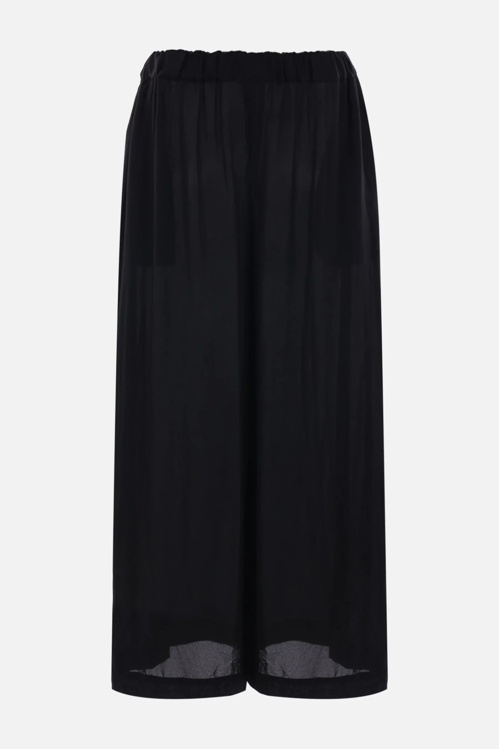 Women COMME DES GARÇONS COMME des GARÇONS crop trousers in technical jersey