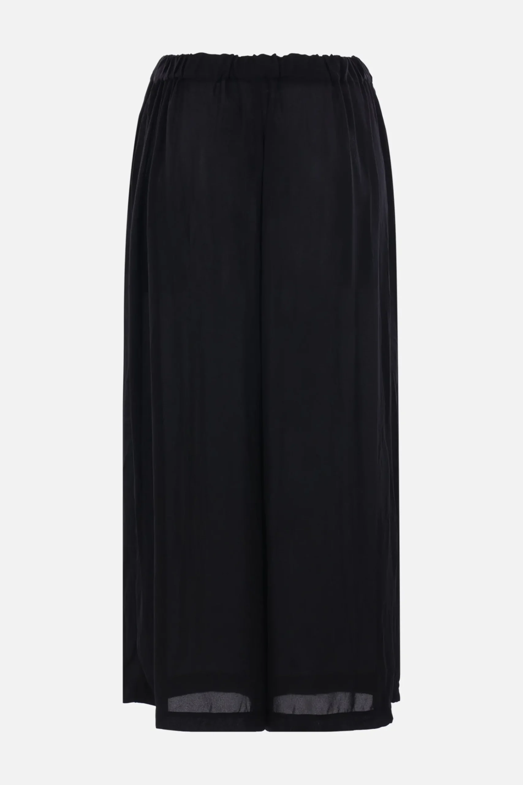 Women COMME DES GARÇONS COMME des GARÇONS crop trousers in technical jersey