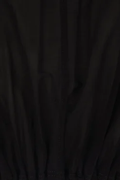 Women RICK OWENS cropped hooded tunic in jersey