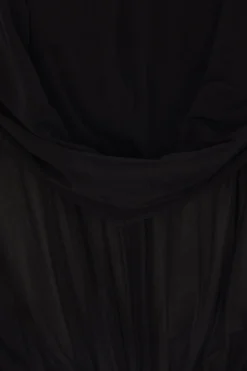Women RICK OWENS cropped hooded tunic in jersey