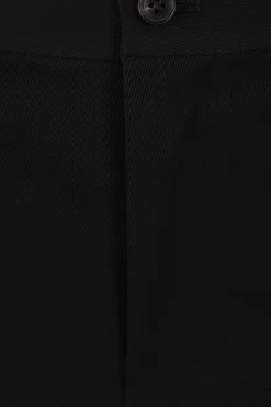 BLACK COMME des GARÇONS cropped straight-leg trousers in drill