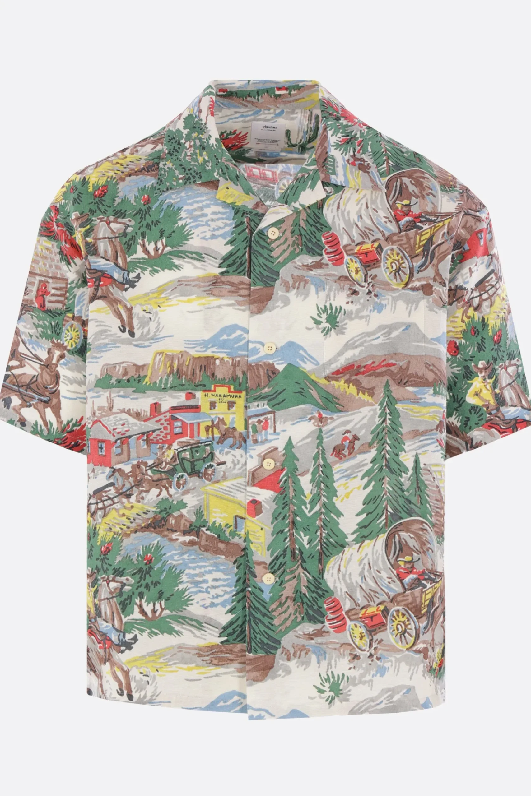 VISVIM Crosby bowling shirt in silk blend