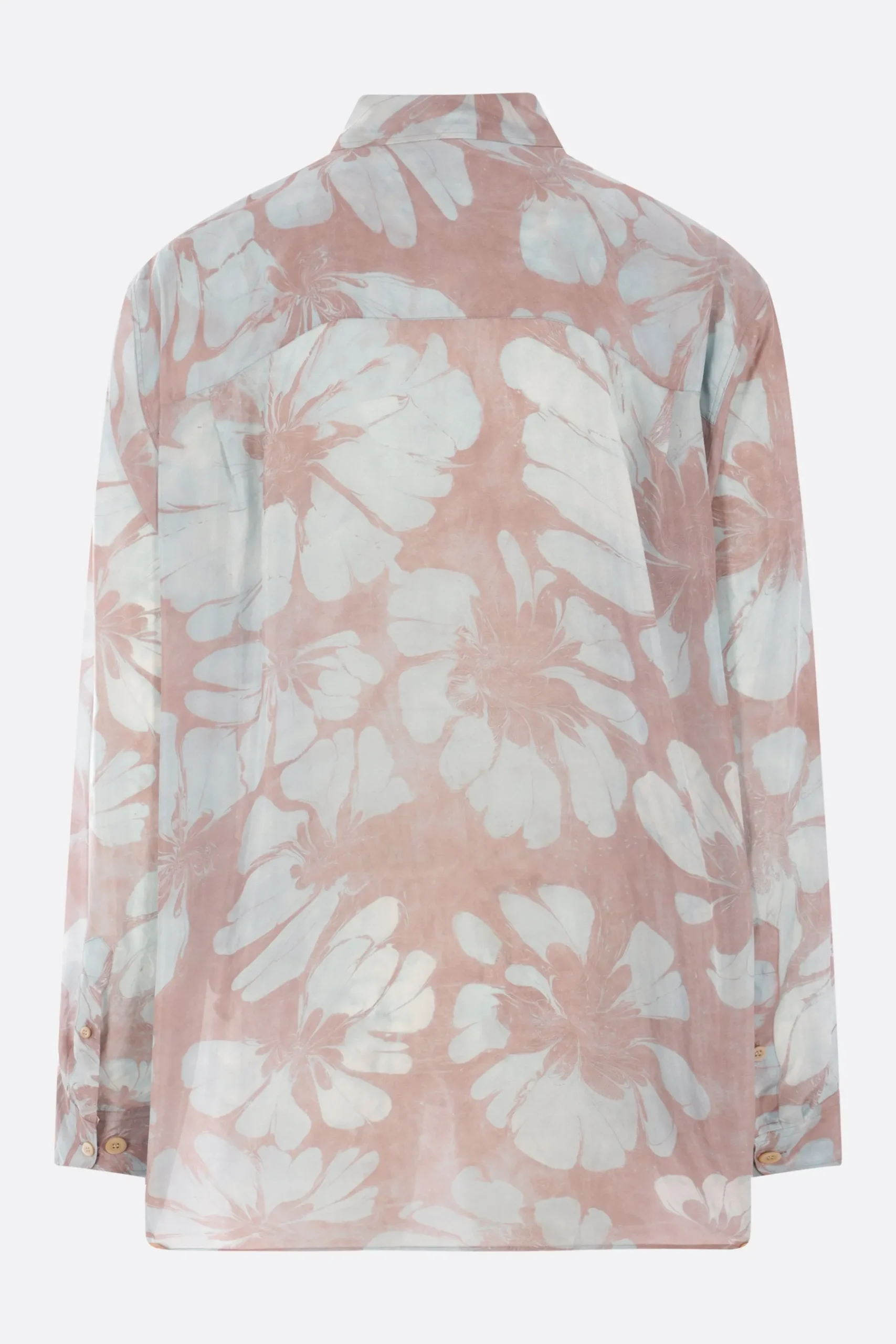 DRIES VAN NOTEN Crowsey oversized shirt in silk