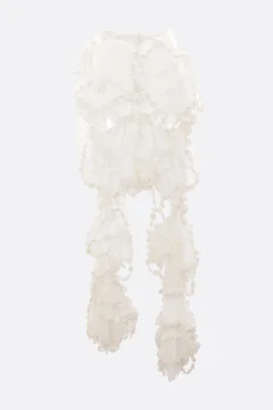 Women ROISIN PIERCE crêpe and organza asymmetric skirt