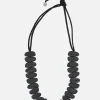 Women MARIA CALDERARA crêpe and resin necklace