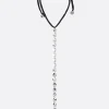 Women MARIA CALDERARA crêpe necklace with crystals