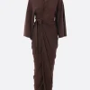 Women RICK OWENS crêpe wrap dress