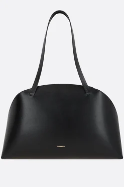 Women JIL SANDER Curve medium shoulder bag in smooth leather