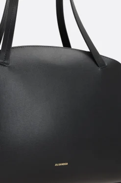 Women JIL SANDER Curve medium shoulder bag in smooth leather
