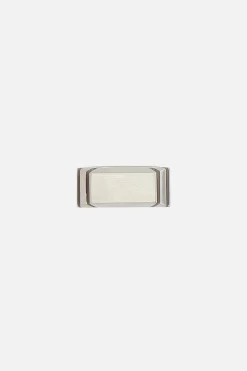 Women RICK OWENS Cut Beveled brass ring