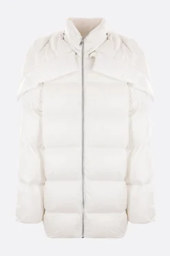 Women MONCLER X RICK OWENS Cyclopic nylon oversize down jacket