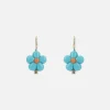 Women ALIITA Daisy earrings in yellow and coral
