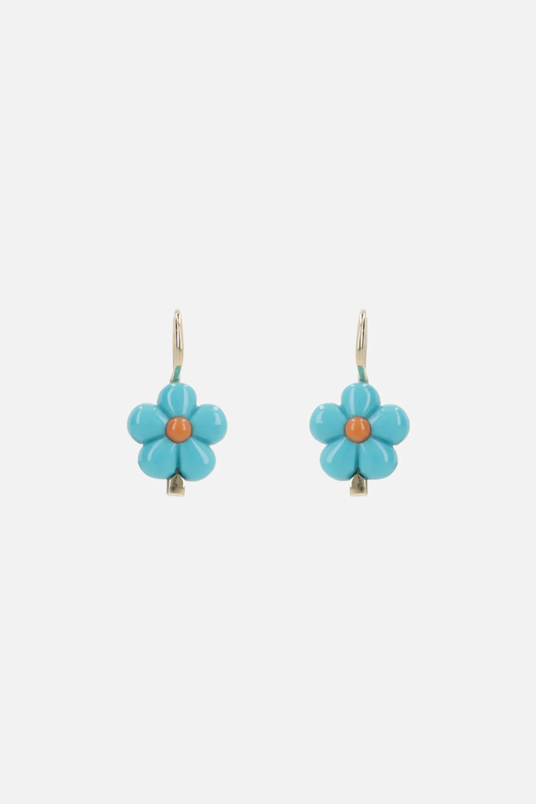 Women ALIITA Daisy earrings in yellow and coral