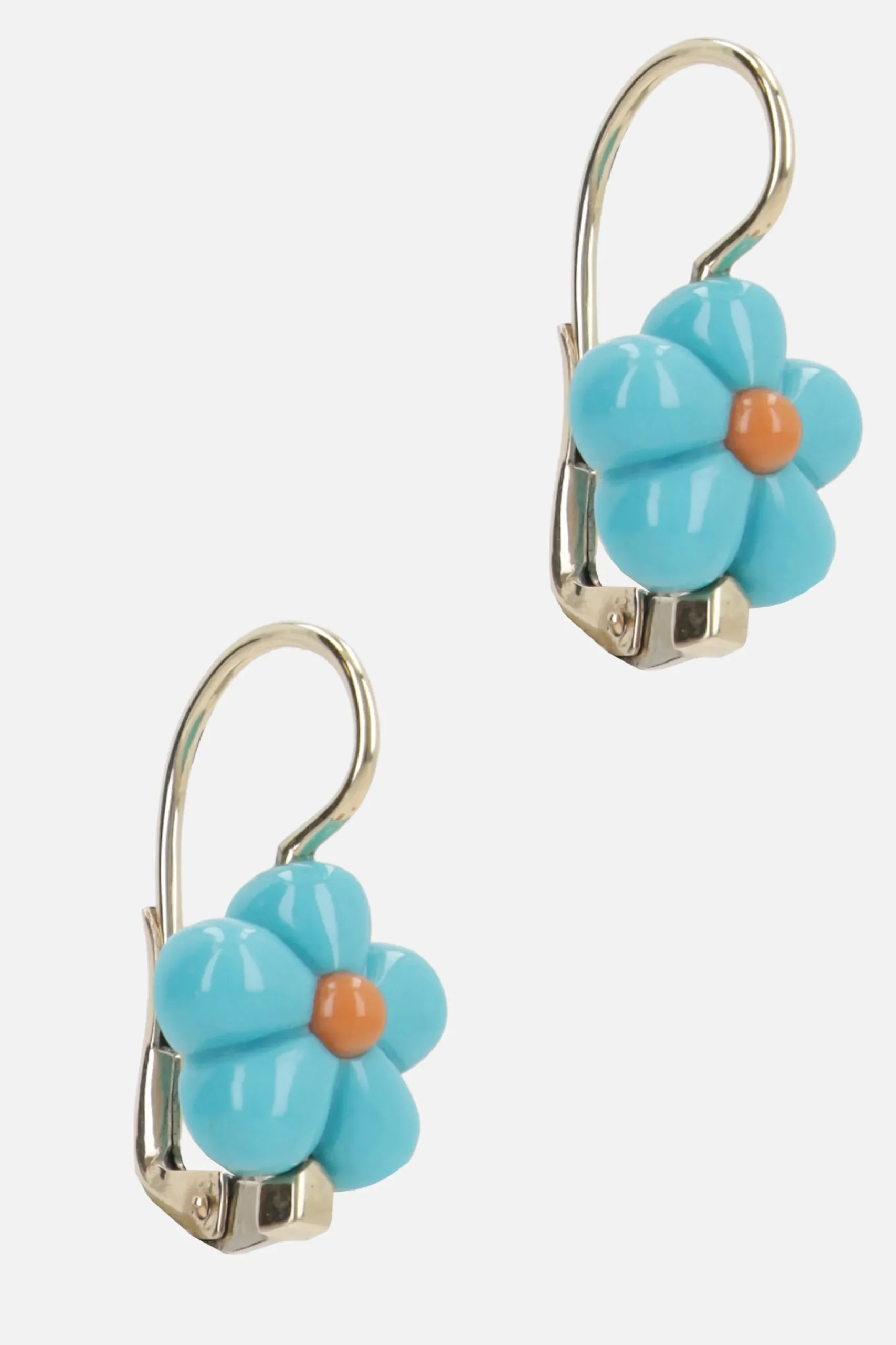 Women ALIITA Daisy earrings in yellow and coral