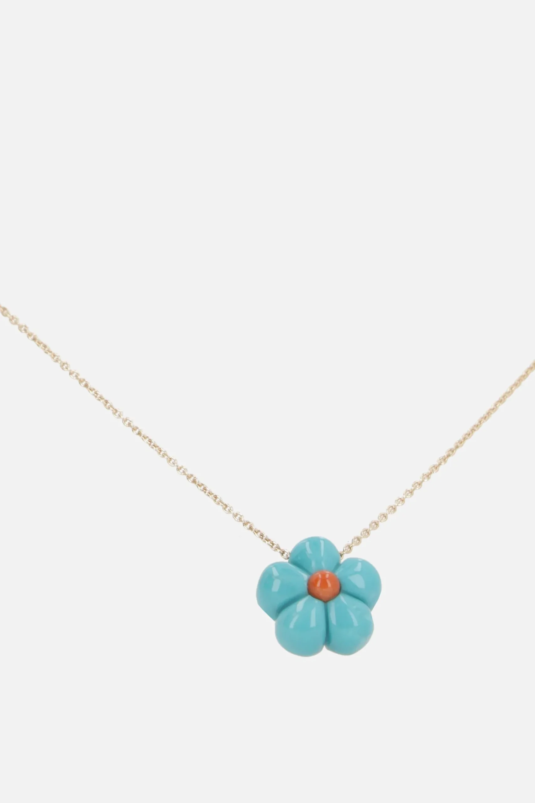 Women ALIITA Daisy Turquoise necklace in yellow