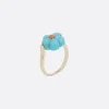 Women ALIITA Daisy Turquoise ring in yellow