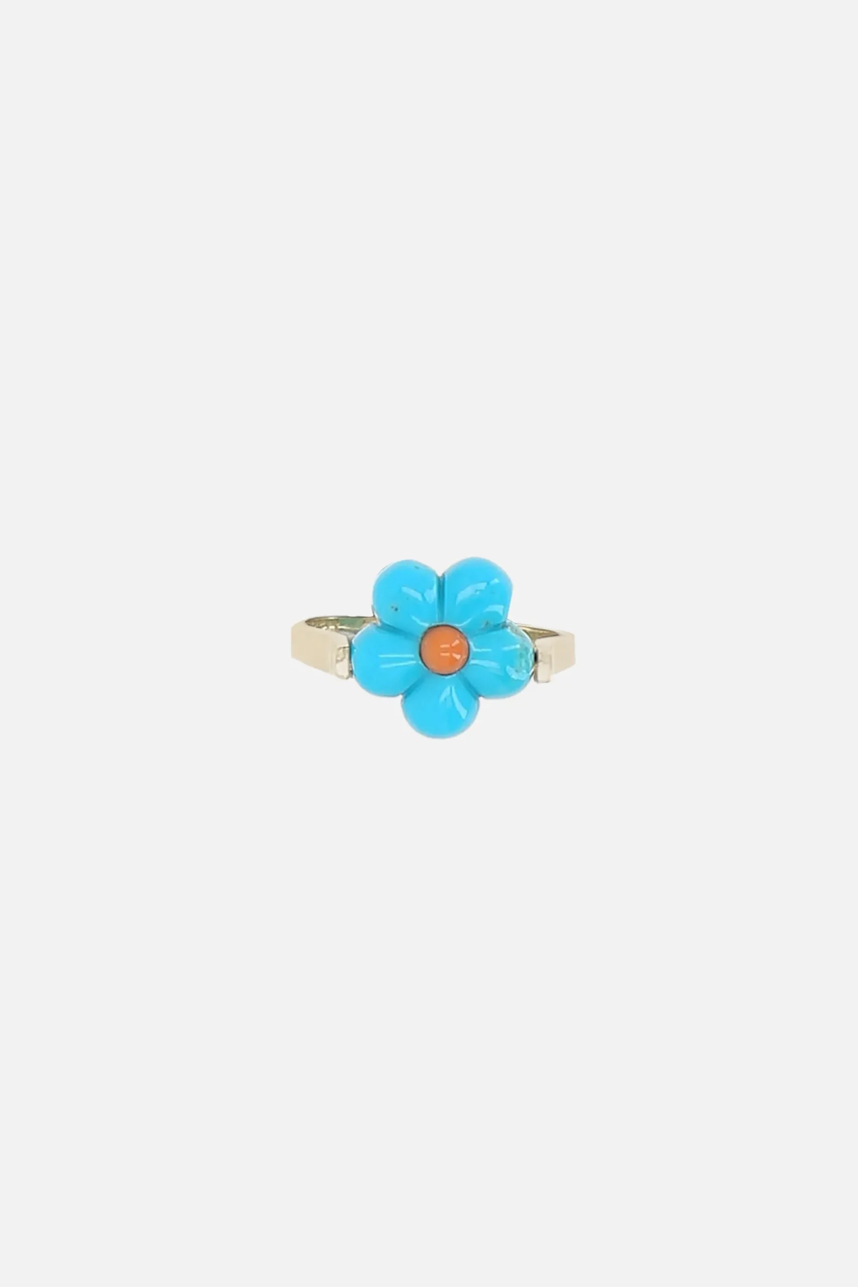 Women ALIITA Daisy Turquoise ring in yellow