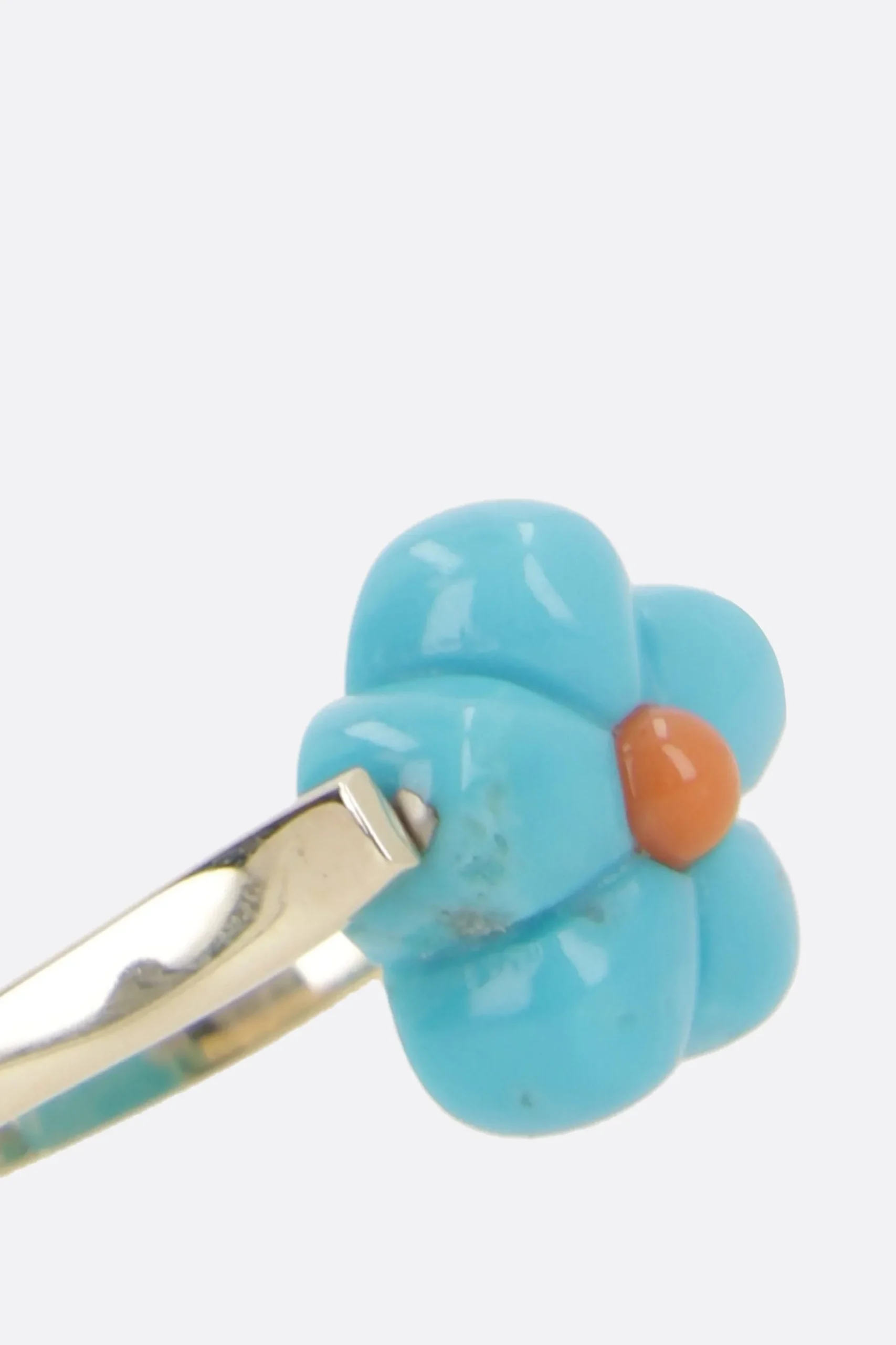Women ALIITA Daisy Turquoise ring in yellow