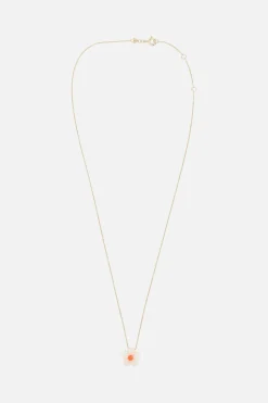 Women ALIITA Daisy White necklace in yellow
