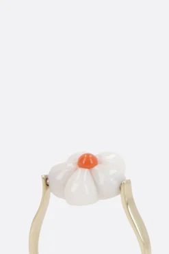 Women ALIITA Daisy White ring in yellow and coral