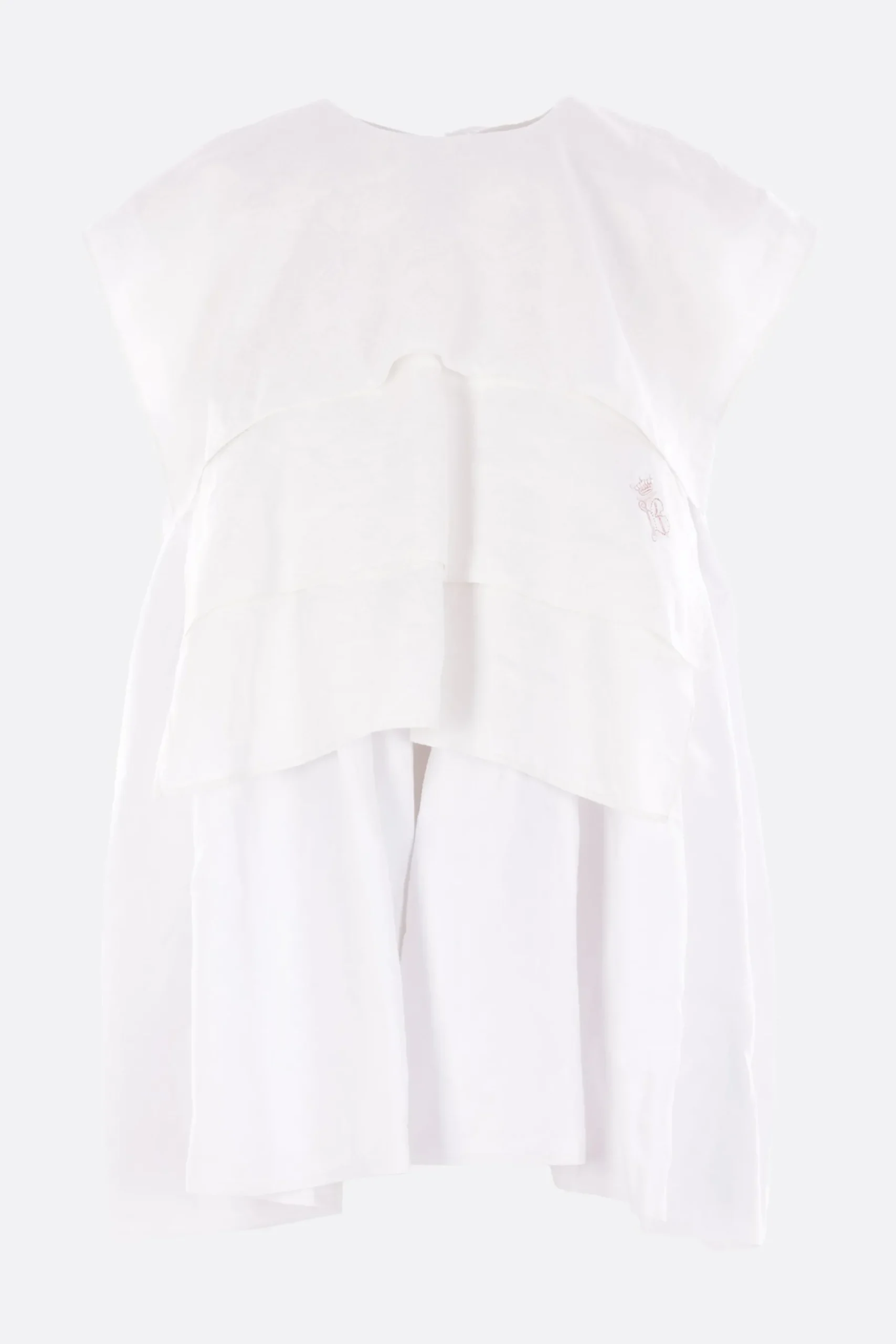 Women HODAKOVA Darling sleeveless mini dress in cotton and linen