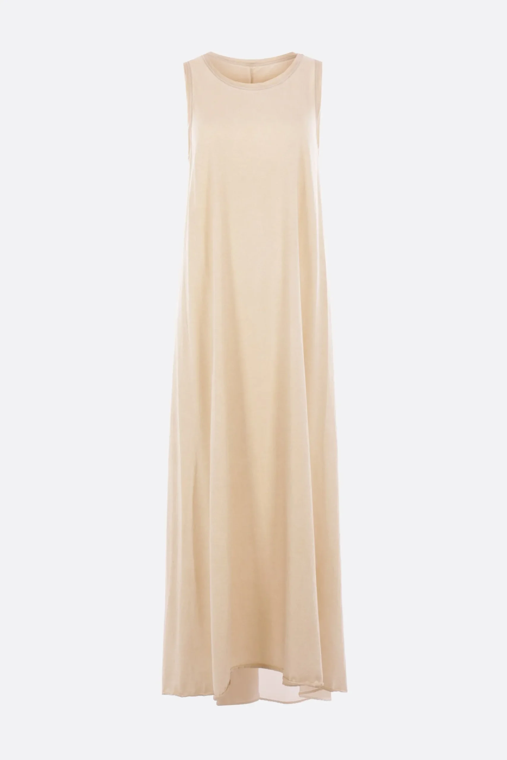 Women UMA WANG Data sleeveless dress in jersey and crepe de chine
