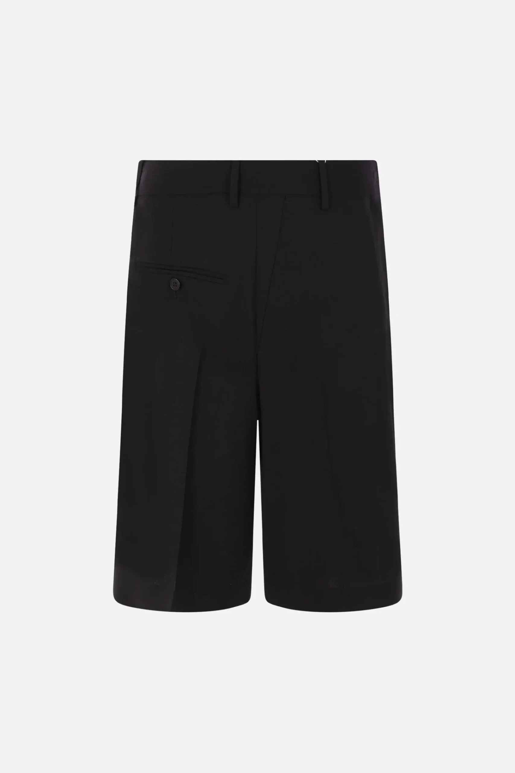 Women MM6 deconstructed wool shorts