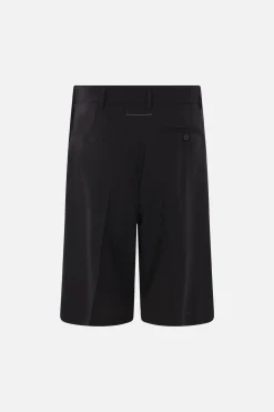 Women MM6 deconstructed wool shorts