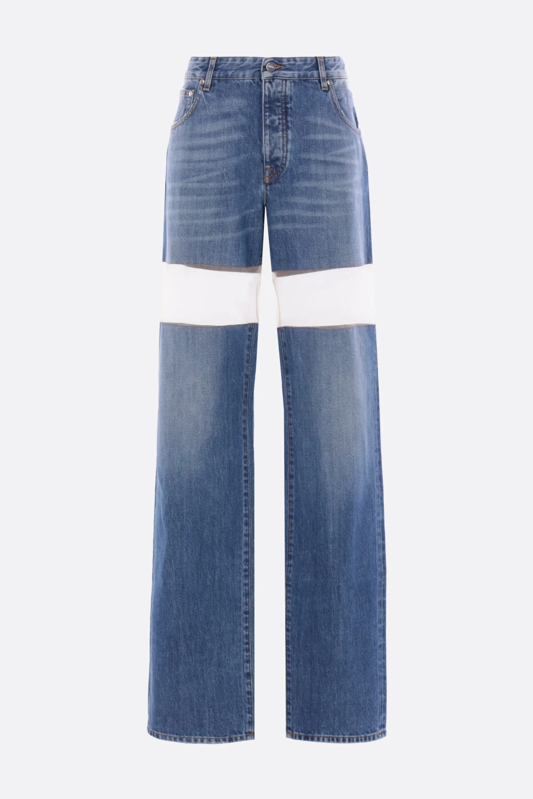 Women DURAN LANTINK denim and mesh sneakers