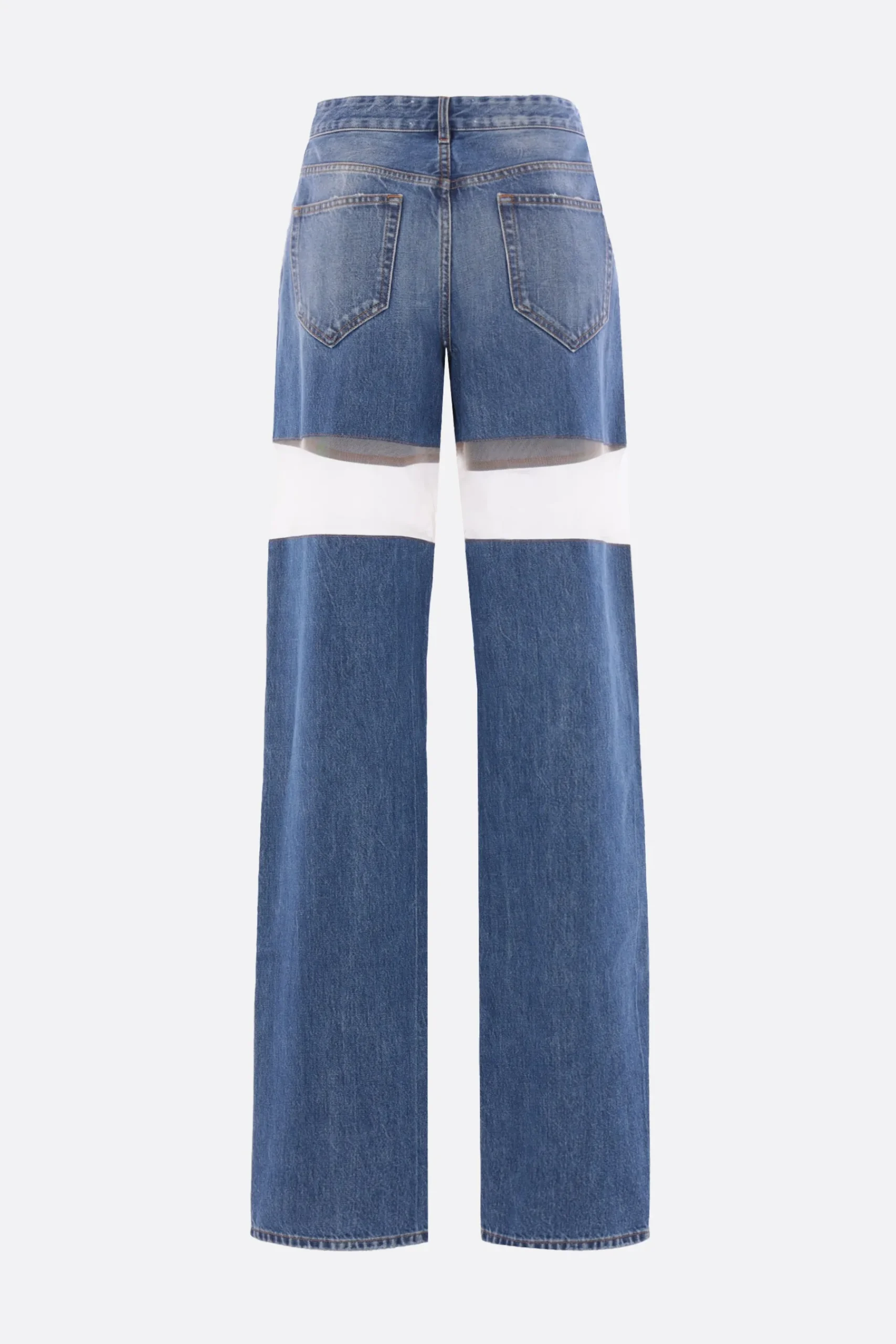 Women DURAN LANTINK denim and mesh sneakers